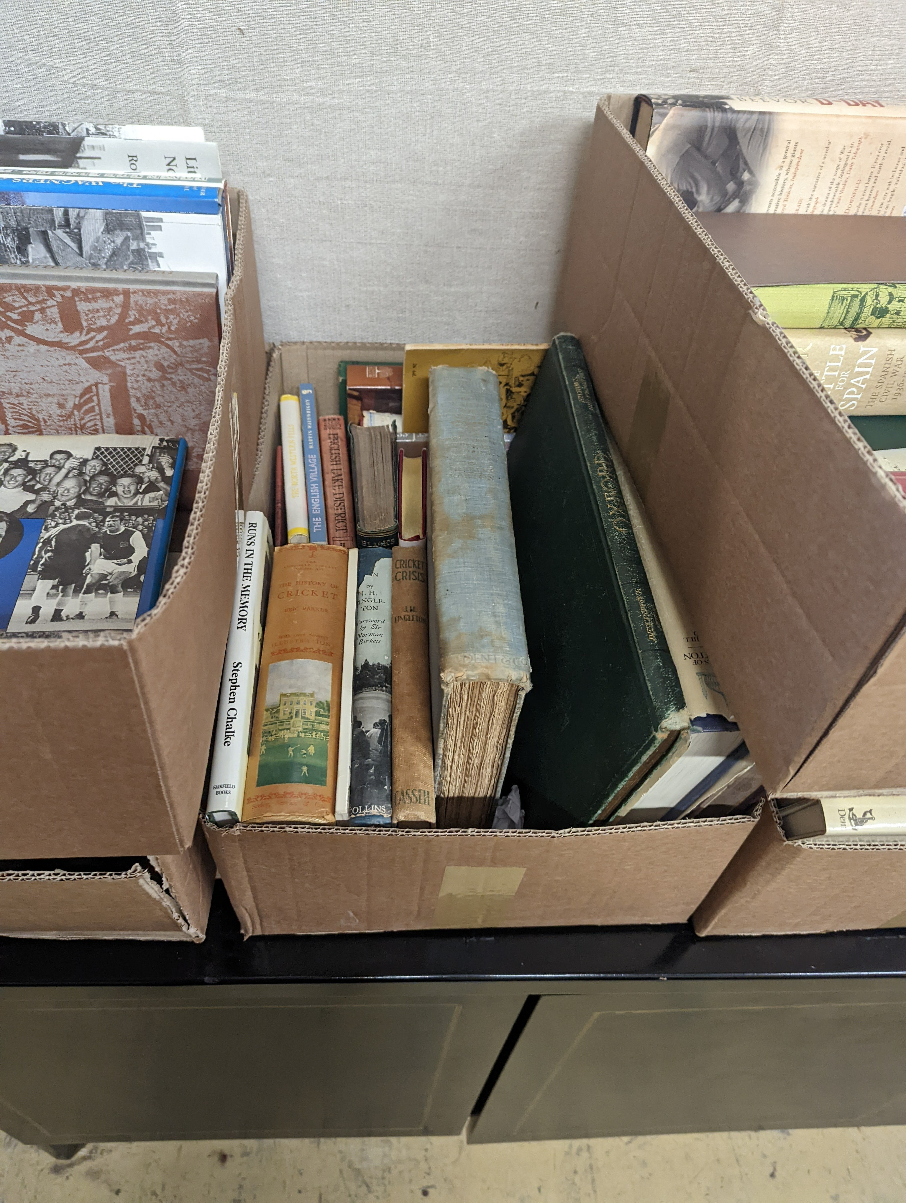 Eleven boxes of assorted books, mainly fine art and local history